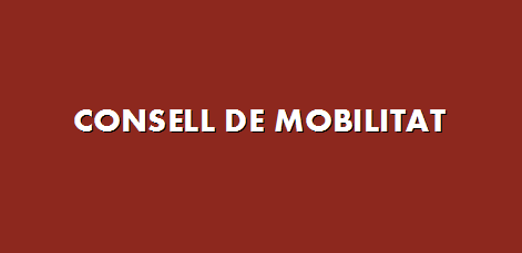 Imatge pels mitjans: Consell de Mobilitat